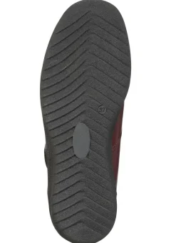 ELENA EDEN , gefütterte Damen-Boots, Winterschuhe, Weite H, mit Lammfell BORDEAUX