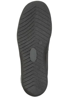 Outlet BADER ELENA EDEN, gefütterte Damen-Stiefeletten, Winterschuhe, Weite H, mit Lammfell SCHWARZ