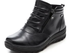 Discount ELENA EDEN , gefütterte Damen-Boots, Winterschuhe, Weite H, mit Reißverschluss SCHWARZ