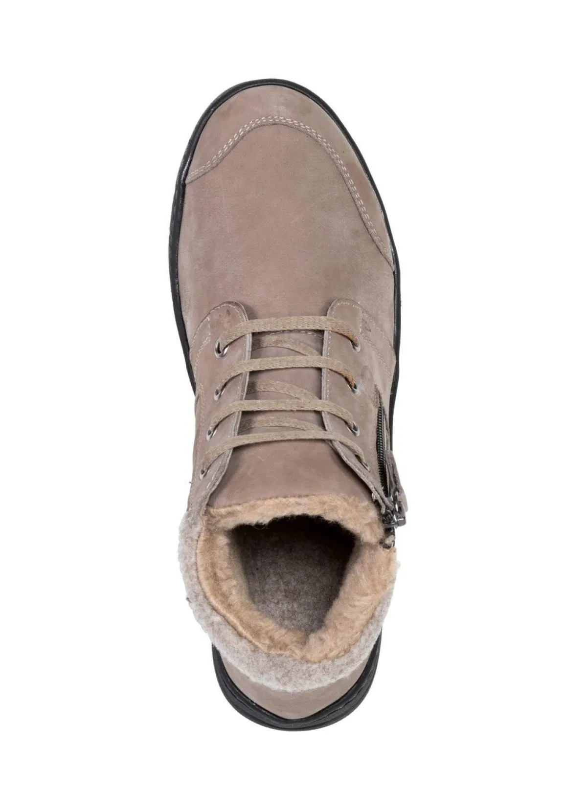 Sale ELENA EDEN , gefütterte Damen-Boots, Winterschuhe, Weite H, mit herausnehmbarem Fußbett TAUPE