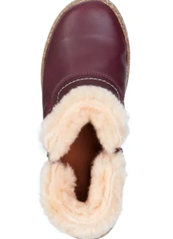 Discount ELENA EDEN , gefütterte Damen-Boots, Winterschuhe, Weite G, mit herausnehmbarem Fußbett BORDEAUX