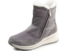 New ELENA EDEN , gefütterte Damen-Boots, Winterschuhe, Weite H, mit herausnehmbarem Fußbett GRAU