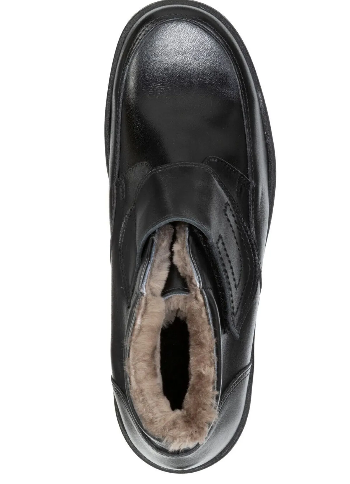 Best ELENA EDEN , gefütterte Damen-Boots, Winterschuhe, Weite H, mit Lammfell SCHWARZ