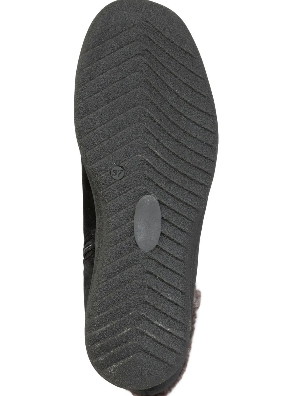 ELENA EDEN , gefütterte Damen-Stiefel, Winterschuhe, Weite H, mit Lammfell SCHWARZ-GRAU
