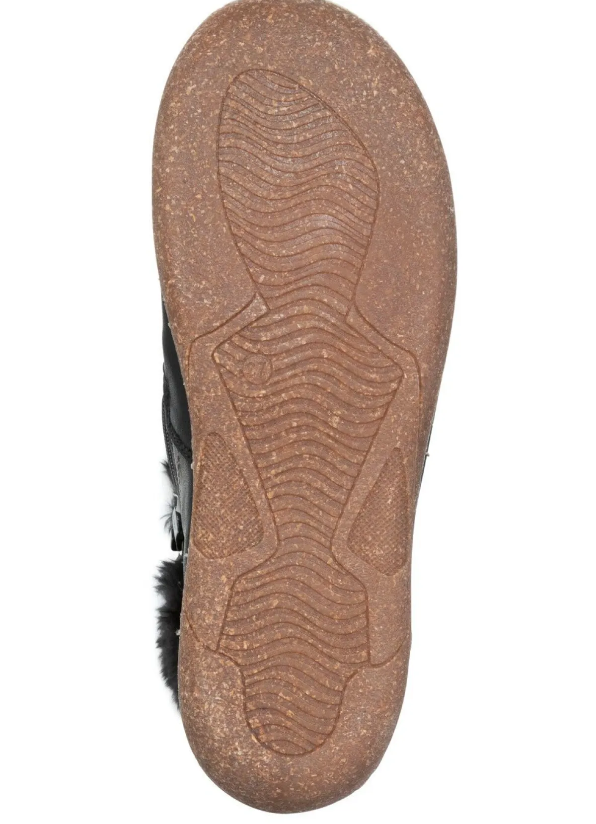 New ELENA EDEN , gefütterte Damen-Boots, Winterschuhe, Weite G, mit herausnehmbarem Fußbett SCHWARZ