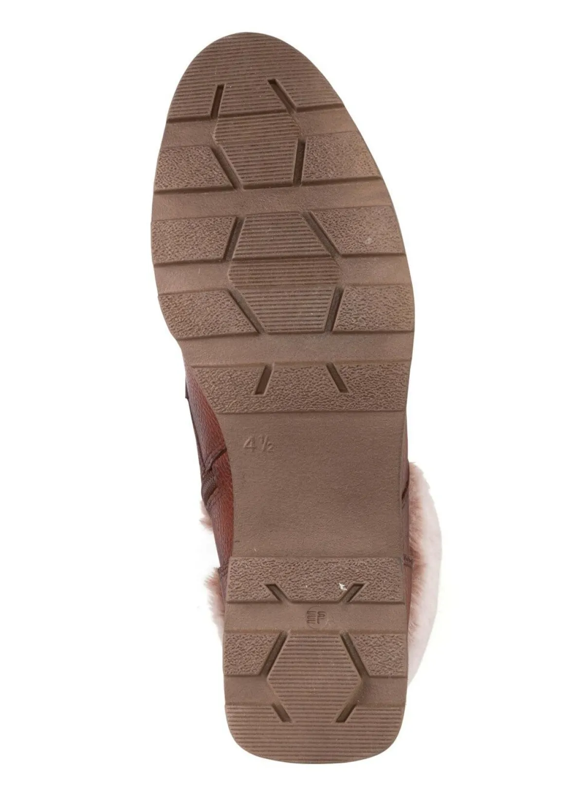 New ELENA EDEN , gefütterte Damen-Stiefeletten, Winterschuhe, Weite G, mit herausnehmbarem Fußbett BRAUN