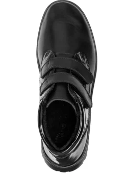 Outlet ELENA EDEN , gefütterte Damen-Boots, Winterschuhe, Weite G, mit herausnehmbarem Fußbett SCHWARZ