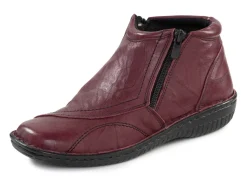 Hot ELENA EDEN , klassische Damen-Boots, mit herausnehmbarem Fußbett BORDEAUX