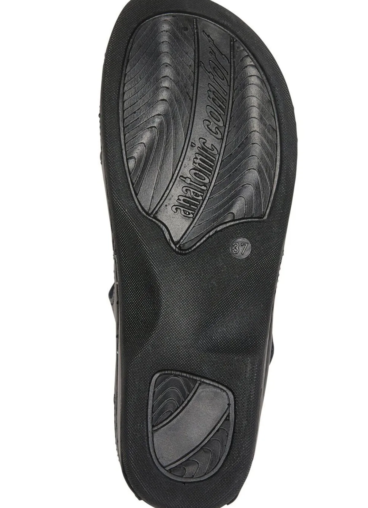 ELENA EDEN , klassische Damen-Sandalen, Weite H, mit Klettverschluss SCHWARZ