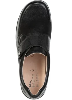 Discount ELENA EDEN , komfortable Damen-Slipper, Weite K, mit herausnehmbarem Fußbett SCHWARZ