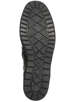 Outlet ELENA EDEN , komfortable Damen-Boots, Weite H, mit herausnehmbarem Fußbett SCHWARZ