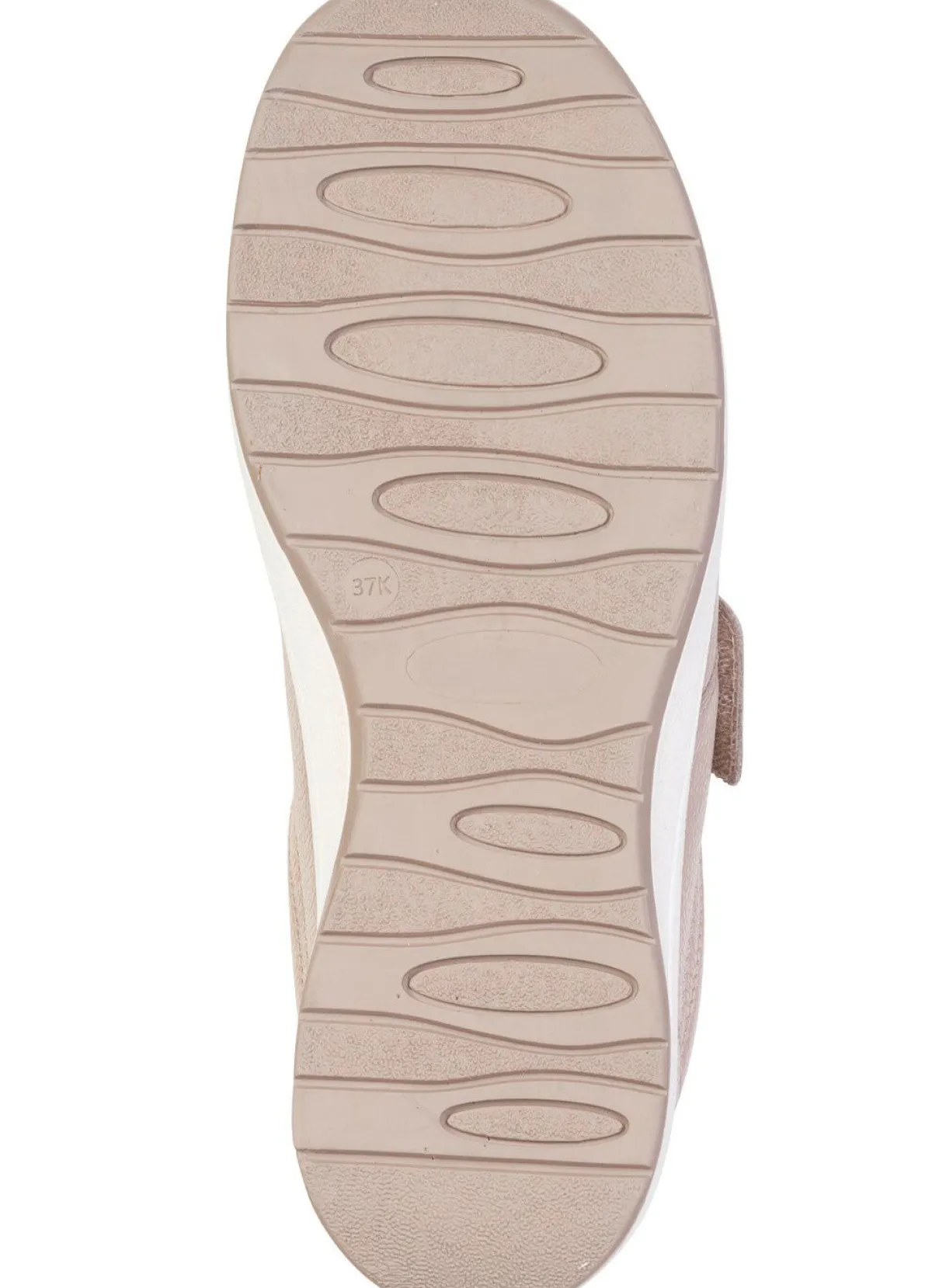 Hot ELENA EDEN , komfortable Damen-Slipper, Weite K, mit herausnehmbarem Fußbett TAUPE