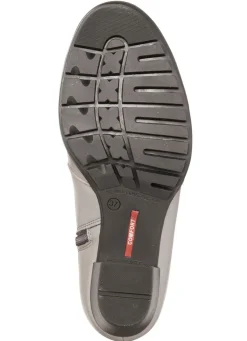 Sale BADER ELENA EDEN, modische Damen-Stiefeletten, Weite G, mit herausnehmbarem Fußbett HELLGRAU