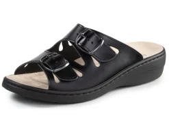 Sale ELENA EDEN Pantolette aus Nappaleder SCHWARZ