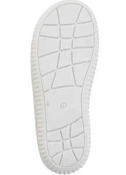 New ELENA EDEN Pantolette mit teilweise schimmerndem Zebra-Druck PERLGRAU
