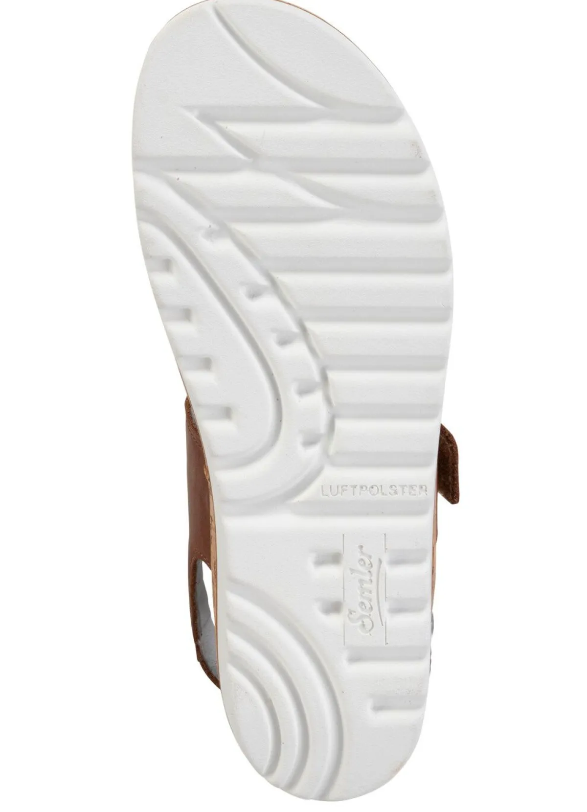 New ELENA EDEN Sandale aus Nappaleder COGNAC