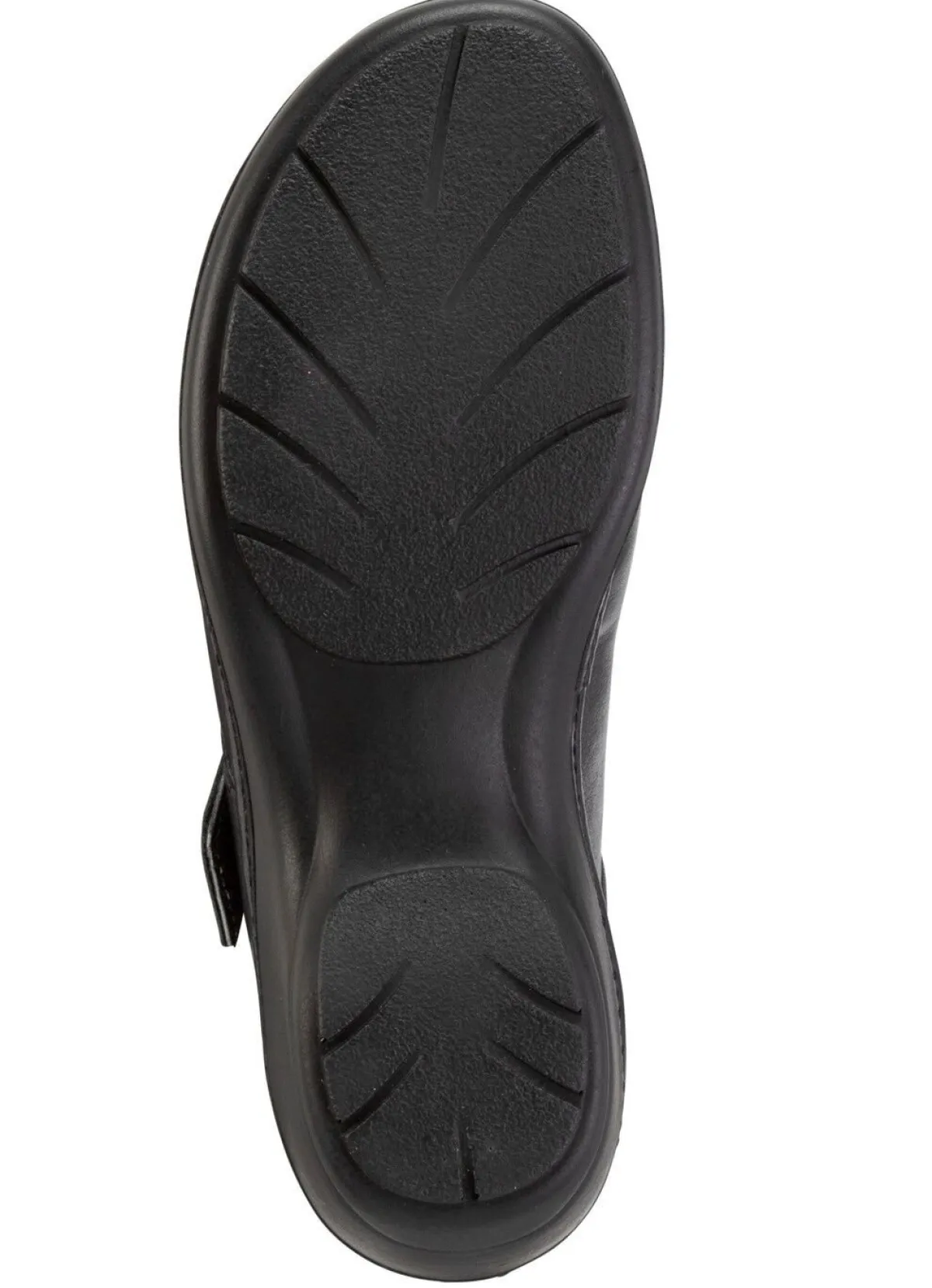 Clearance ELENA EDEN Sandale aus teilweise schimmerndem Nappaleder SCHWARZ