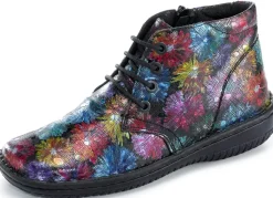 Sale ELENA EDEN , schicke Damen-Boots, Weite G, mit herausnehmbarem Fußbett MULTICOLOR