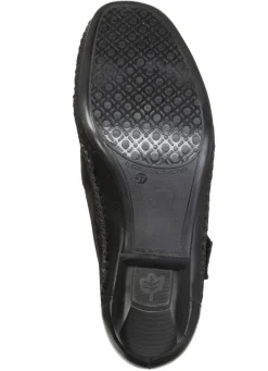 Outlet ELENA EDEN , schicke Damen-Pumps, Weite G, mit herausnehmbarem Fußbett SCHWARZ