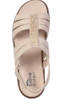 Clearance ELENA EDEN , schicke Damen-alen, Weite G, mit herausnehmbarem Fußbett SAND