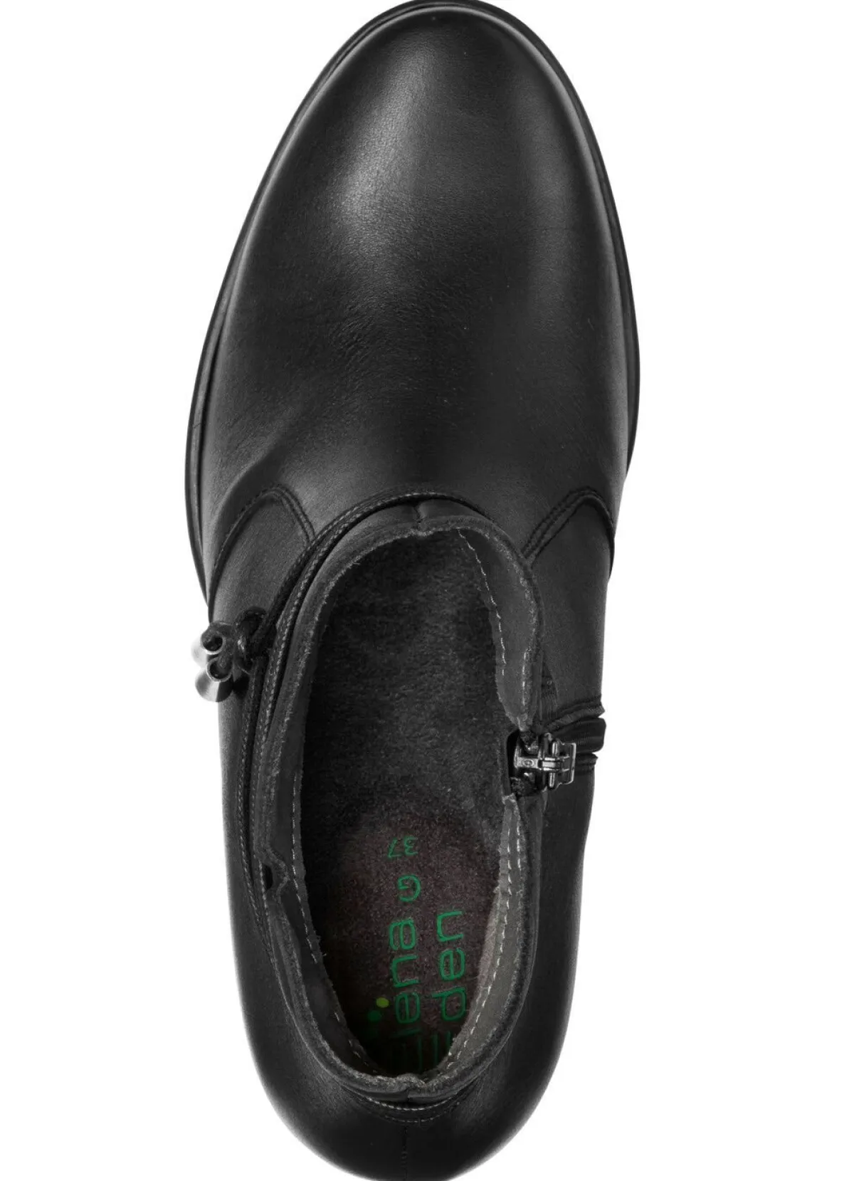 Sale ELENA EDEN , schicke Damen-Stiefeletten, Weite G, mit herausnehmbarem Fußbett SCHWARZ
