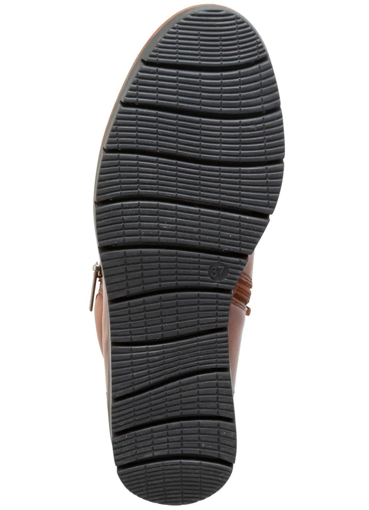 Hot ELENA EDEN Schnür-Bootie mit gepolstertem Schaftrand BRAUN