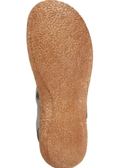 New ELENA EDEN Slipper aus Nappaleder mit Knitter-Struktur JEANS