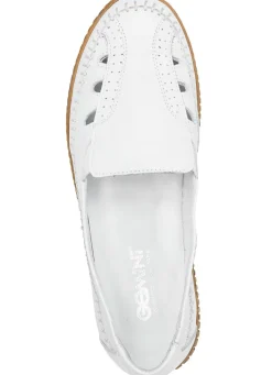Online ELENA EDEN Slipper mit Knitterstruktur WEISS