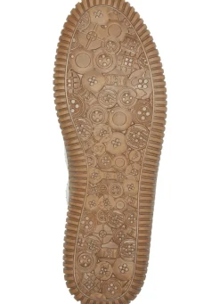 Online ELENA EDEN Slipper mit Knitterstruktur WEISS