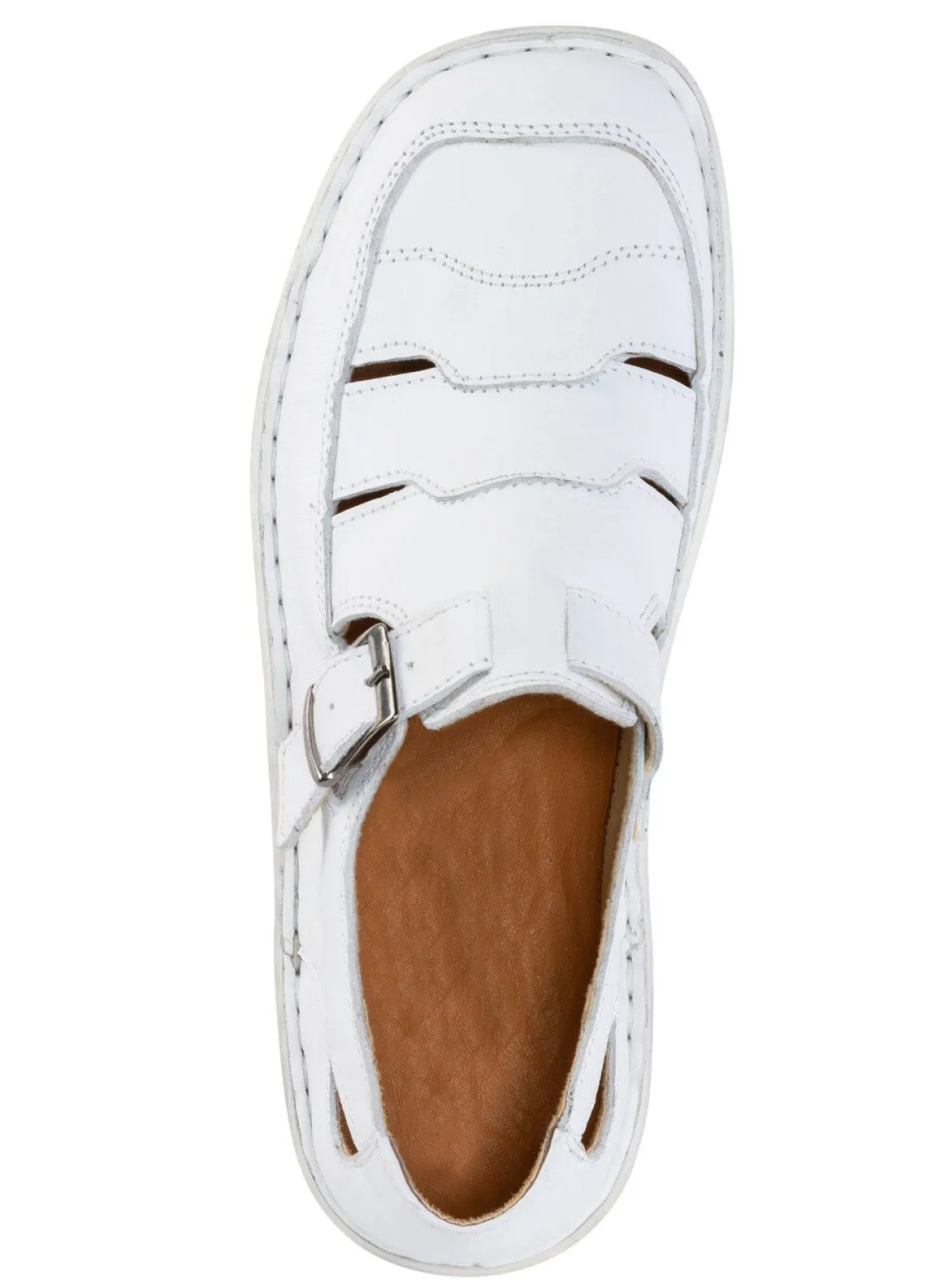 Clearance ELENA EDEN Slipper mit luftigen Durchbrüchen WEISS