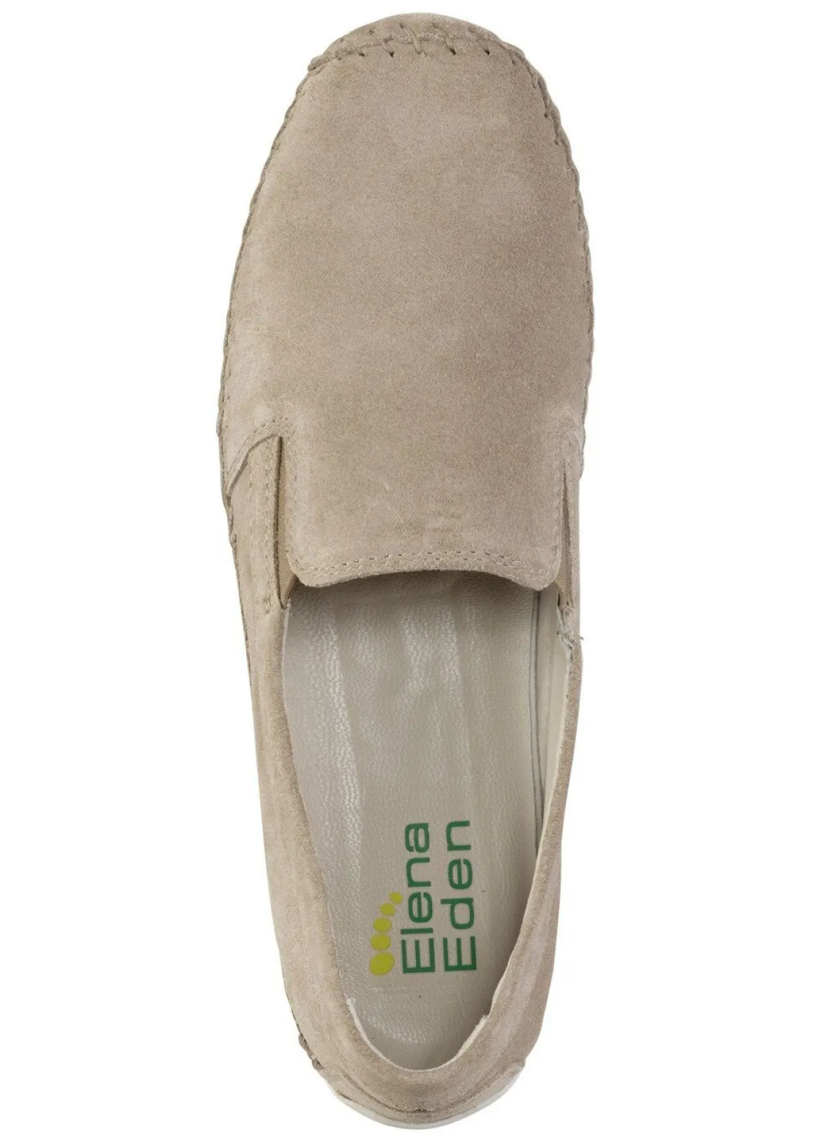Sale ELENA EDEN Slipper mit seitlichen Gummizügen SANDBEIGE