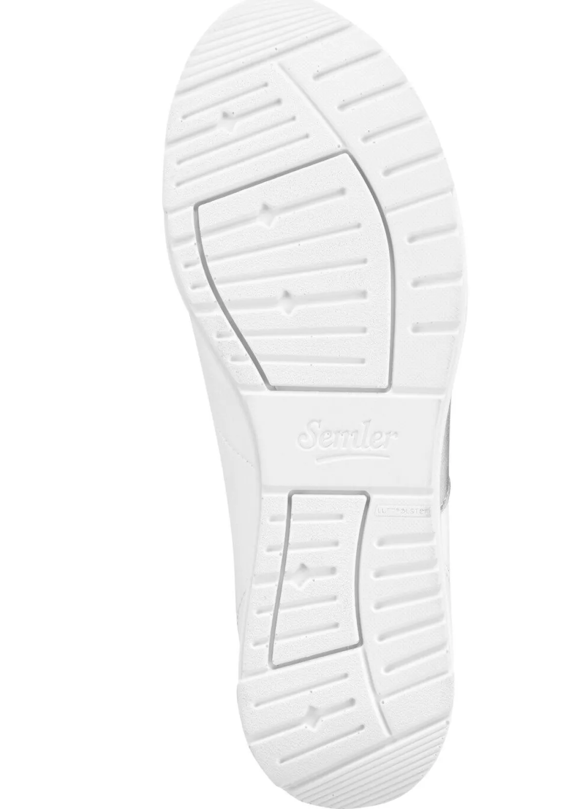 Online ELENA EDEN Sneaker aus Nappaleder WEISS-SILBER