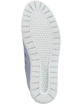 Discount ELENA EDEN Sneaker aus Veloursleder LAVENDEL-WEISS
