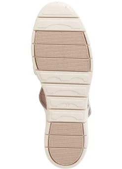 Sale ELENA EDEN , sommerliche Damen-Slipper, Weite H, mit herausnehmbarem Fußbett ECRU-BEIGE