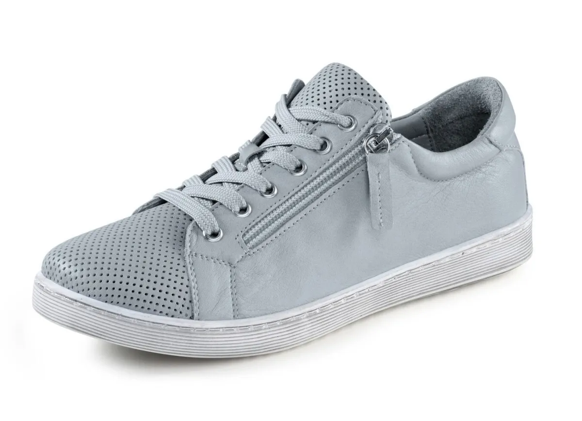 Discount BADER ELENA EDEN, sommerliche Damen-Schnürschuhe, mit herausnehmbarem Fußbett BLAUGRAU