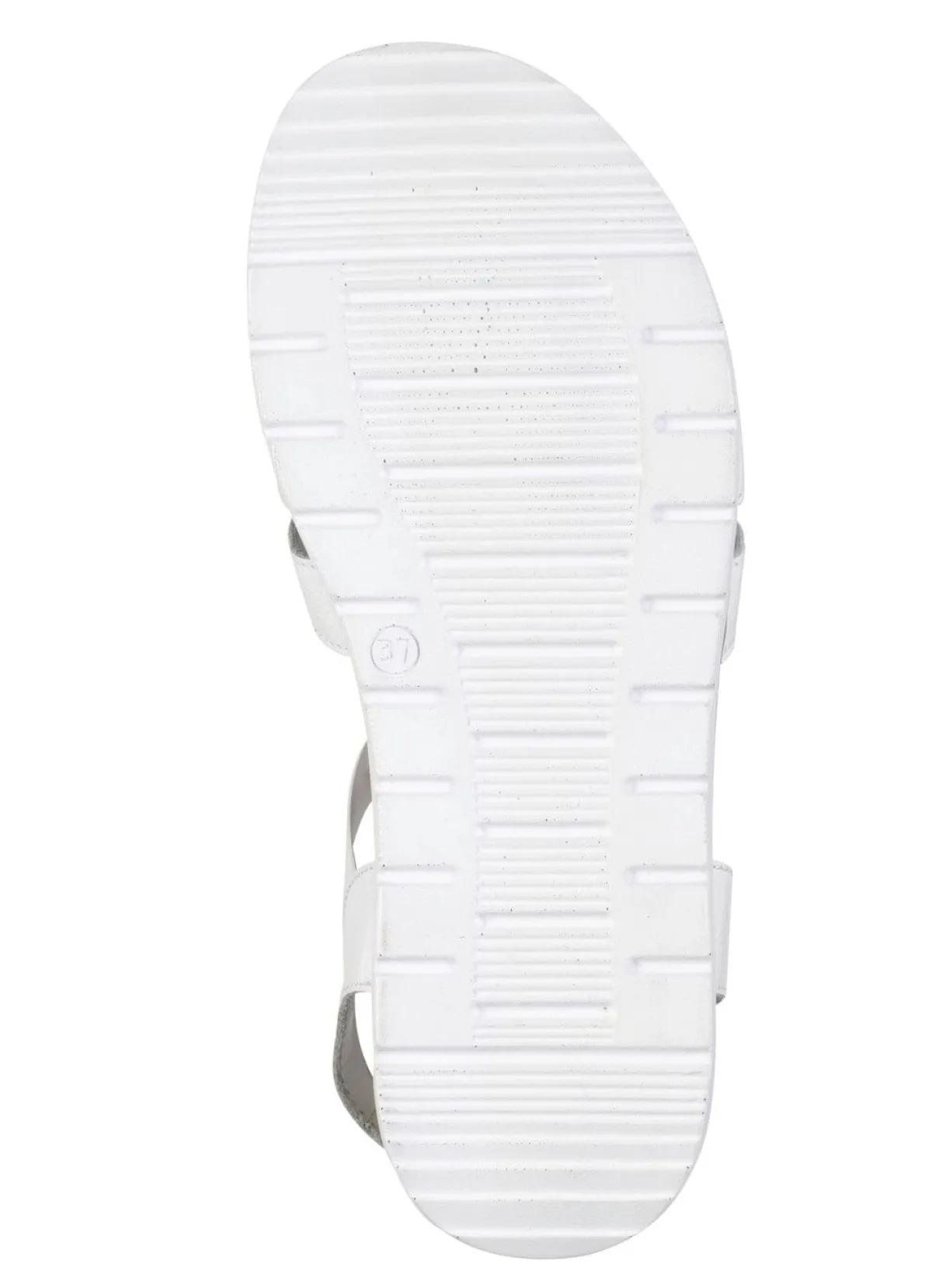 Discount ELENA EDEN , sommerliche Damen-Sandalen, Weite G, aus Leder WEISS-SILBER