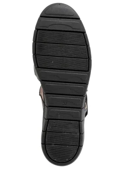 Hot ELENA EDEN , sommerliche Damen-Slipper, Weite H, mit herausnehmbarem Fußbett SCHWARZ