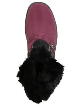 Online ELENA EDEN Stiefelette aus weichem Textilmaterial BORDEAUX