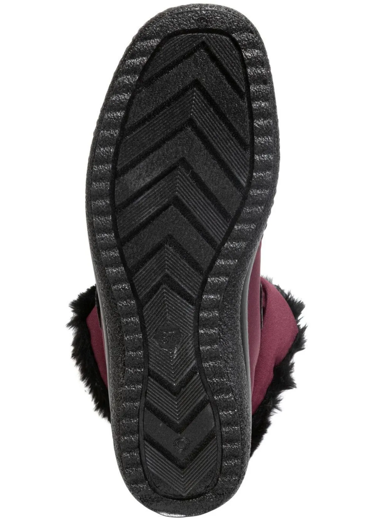 Online ELENA EDEN Stiefelette aus weichem Textilmaterial BORDEAUX
