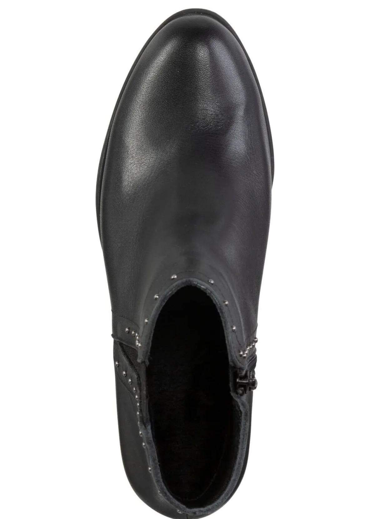 ELENA EDEN Stiefelette mit angesagten Ziernieten SCHWARZ