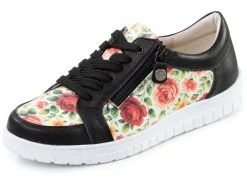 Best ELENA EDEN , stilvolle Damen-Sneaker, Weite G, mit herausnehmbarem Fußbett SCHWARZ