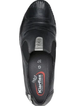 Sale ELENA EDEN , stilvolle Damen-Pumps, Weite G, mit herausnehmbares Fußbett SCHWARZ