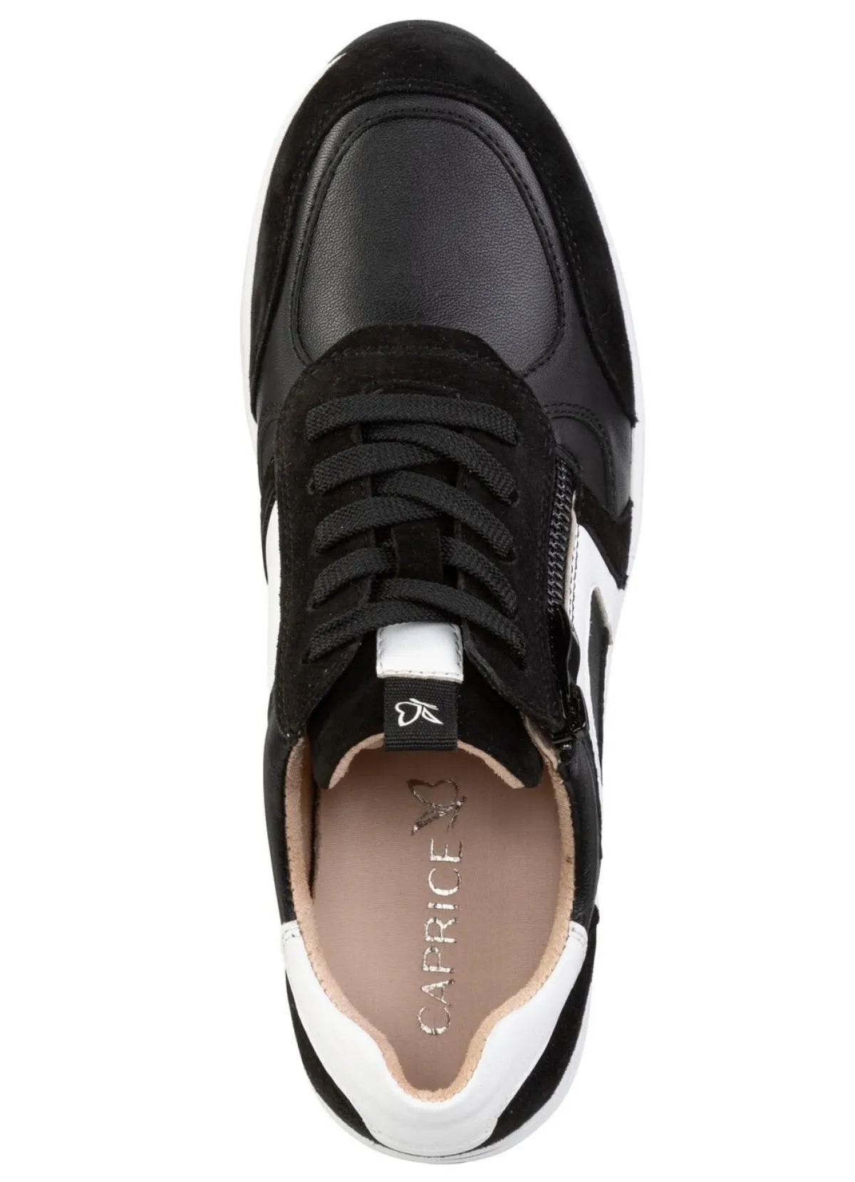 Discount BADER ELENA EDEN, sytlische Damen-Sneaker, Weite H, mit herausnehmbarem Fußbett SCHWARZ-WEISS