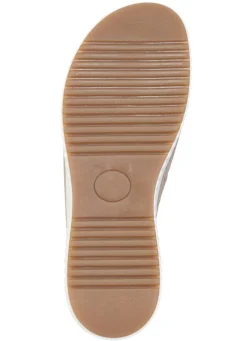 Outlet ELENA EDEN , trendige Damen-Pantoletten, Weite H, mit herausnehmbarem Fußbett SAND