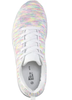 Best ELENA EDEN , trendige Damen-Sneaker, mit herausnehmbarem Fußbett WEISS-BUNT