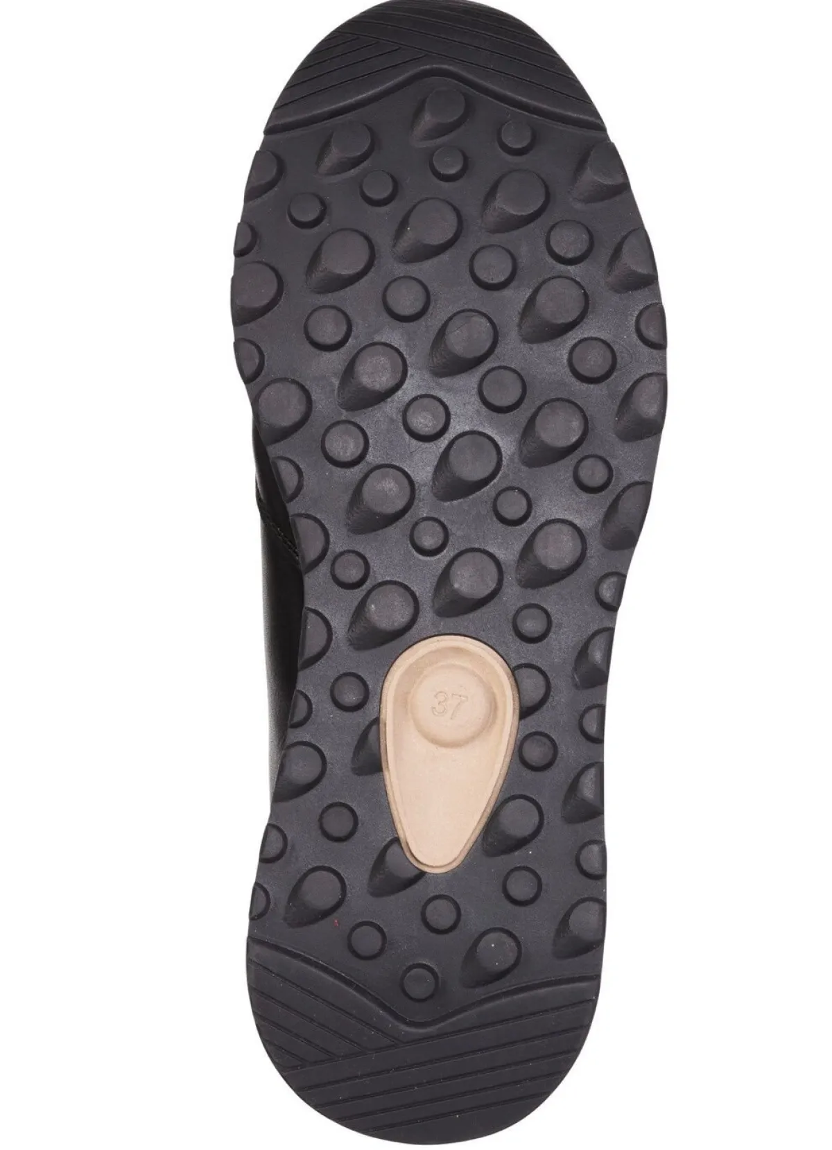 Hot ELENA EDEN , trendige Damen-Sneaker, Weite G, mit herausnehmbarem Fußbett SCHWARZ-BRAUN