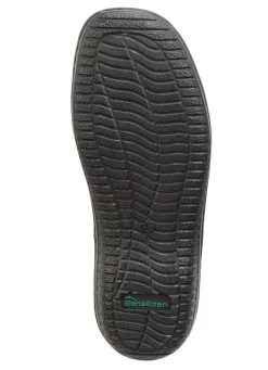 Outlet ELENA EDEN -Slipper aus Nappaleder SCHWARZ-BURGUND