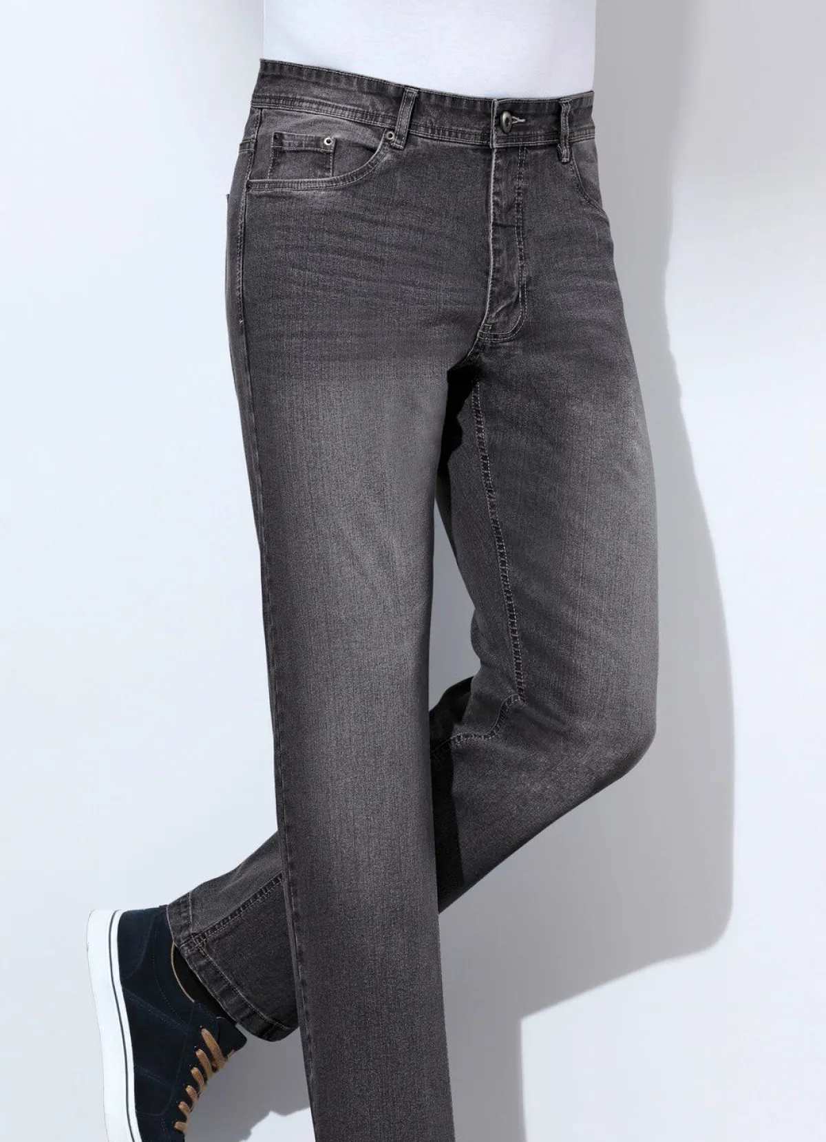 Sale BADER Erstklassige Jeans in 3 Farben ANTHRAZIT