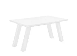 Best BADER Esstisch mit Auszug WEISS-WEISS