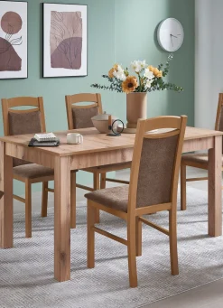 Outlet BADER Esstisch mit laminierter Holz-Wabenplatte EICHE ARTISAN
